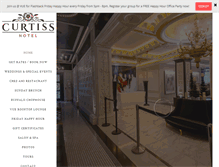 Tablet Screenshot of curtisshotel.com